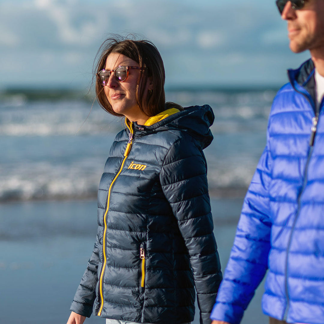 Női, ICON Utcai Kapucnis 'Puffer' Dzseki